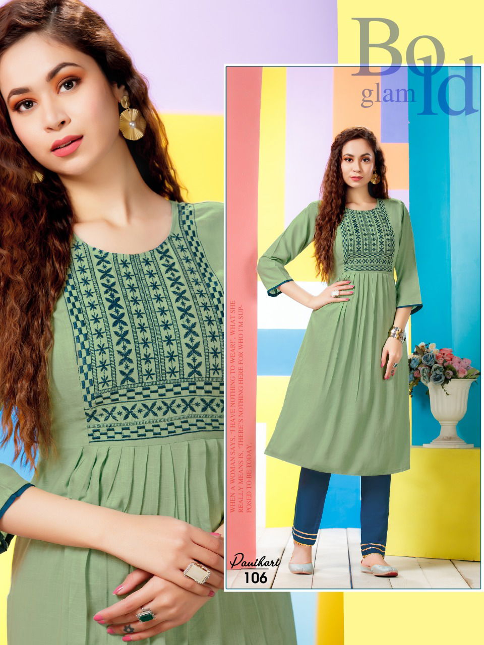 Ft Panihari Latest Designer Ethnic Wear Kurti With Bottom Collection